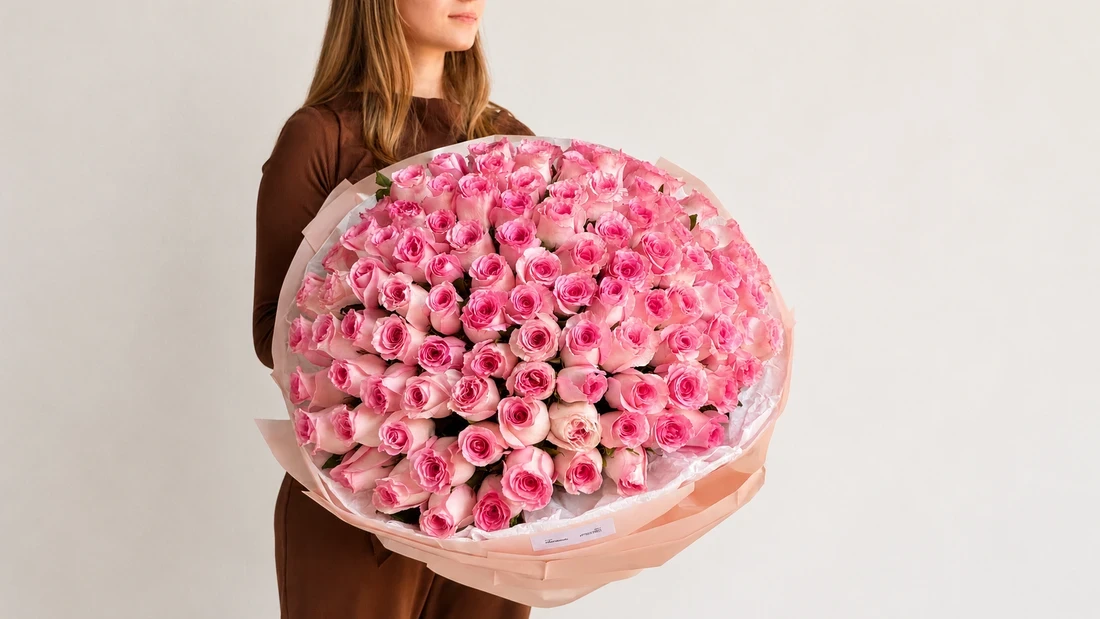 Букет "Mandala Rose" L, изображение 2